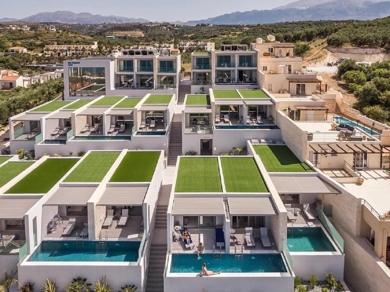 Blue Elephant Boutique Hotel & Spa - Adults Only Almyrida  Bagian luar foto