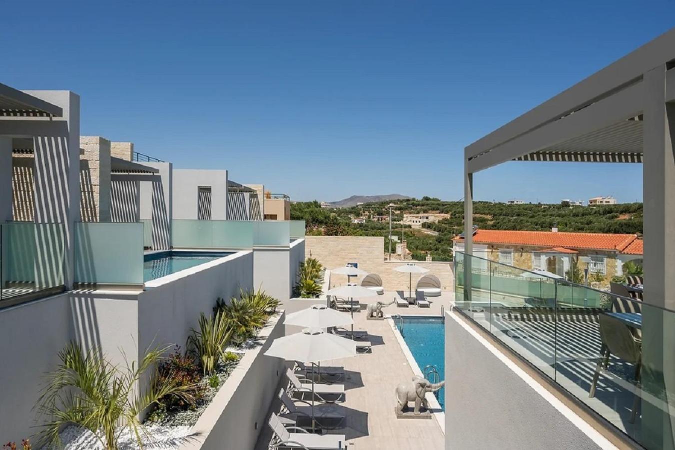 Blue Elephant Boutique Hotel & Spa - Adults Only Almyrida  Bagian luar foto